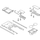 Mazda KMW7-64-460-02 Lock, Console Lid-Rear