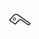 Mazda C513-60-A11 Passenger Air Bag Bracket