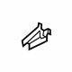 Mazda GHP9-50-EB1A Emblem Retainer Clip