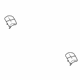 Mazda GS3T-88-240A-02 Headrest