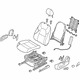 Mazda KRA1-57-150A-02 Seat Left, Front Mazda KRA1-57-150A-02 Seat Left, Front