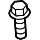 Mazda 9YA4-21-002 Lower Striker Bolt