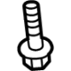 Mazda 9KKB-E0-620 Lower Latch Bolt