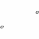 Mazda GJ6A-50-0Z1 Bumper Cover Rivet