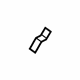 Mazda C235-70-154A Center Pillar Reinforcement Bracket Mazda C235-70-154A Center Pillar Reinforcement Bracket