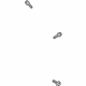 Mazda 9072-00-612 Fender Bolt