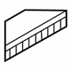 Mazda BHN9-50-896 Lift Gate Glass Fastener Mazda BHN9-50-896 Lift Gate Glass Fastener