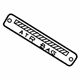 Mazda GJ51-69-068A Label