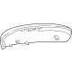 Mazda VA45-69-1N1 Mirror Cover Mazda VA45-69-1N1 Mirror Cover