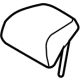 Mazda DGH9-88-340-02 Headrest, Center Mazda DGH9-88-340-02 Headrest, Center