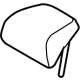 Mazda BDWP-88-240-02 Headrest Mazda BDWP-88-240-02 Headrest