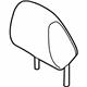 Mazda GHK1-88-140-02 Headrest Mazda GHK1-88-140-02 Headrest