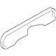 Mazda NA01-51-5D3A Lens & Housing Gasket Mazda NA01-51-5D3A Lens & Housing Gasket