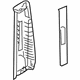 Mazda C236-68-190E-75 Upper Center Pillar Trim