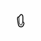 Mazda B157-58-815 Belt Weatherstrip Clip