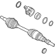 Mazda GD00-25-50X Axle Assembly