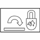 Mazda EC01-72-301 Child Lock Label