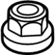 Mazda 9YB0-41-246 Nut