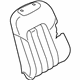 Mazda GAAA-88-131-02 Seat Back Cover Mazda GAAA-88-131-02 Seat Back Cover