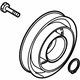 Mazda BBM4-61-L20A Pulley Assembly Mazda BBM4-61-L20A Pulley Assembly