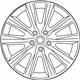 Mazda 9965-98-7080 Wheel, Alloy Mazda 9965-98-7080 Wheel, Alloy