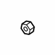 Mazda 1368-25-124 Drive Shaft Assembly Nut