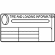 Mazda TK78-69-014A Tire Pressure Label Mazda TK78-69-014A Tire Pressure Label