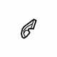 Mazda GHP9-88-2A4-02 Seat Back Frame Cover