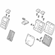 Mazda GJR9-57-450B-02 Seat Back Assembly