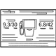 Mazda L5E1-69-042 Fuel Label Mazda L5E1-69-042 Fuel Label