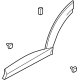 Mazda DGH9-51-RC0 Body Side Molding