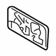 Mazda FE01-50-170A License Bracket Mazda FE01-50-170A License Bracket