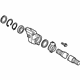 Mazda GA55-25-700A Half-Shaft