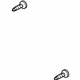 Mazda PN15-15-T52 Fan Motor Screw