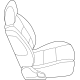 Mazda DGH9-57-100A-45 Seat Assembly