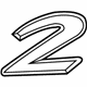 Mazda DF71-51-721 Nameplate Mazda DF71-51-721 Nameplate
