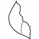 Mazda D10K-88-182 Seat Back Pad Mazda D10K-88-182 Seat Back Pad