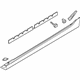 Mazda GEG1-51-P40B-AA Rocker Molding Mazda GEG1-51-P40B-AA Rocker Molding