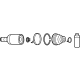 Mazda FT0W-22-620 Inner CV Joint