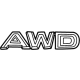 Mazda KMY6-51-780 Ornament, AWD