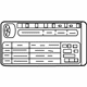 Mazda KB8C-69-014A Tire Pressure Label Mazda KB8C-69-014A Tire Pressure Label
