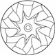 Mazda B45A-37-170B Wheel Cover