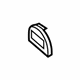 Mazda TK21-50-A11-BB Tow Bracket Cover