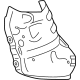 Mazda PY9E-13-3K0A Rear Shield