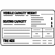 Mazda GEA7-69-014A Tire Pressure Label Mazda GEA7-69-014A Tire Pressure Label