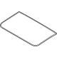 Mazda VA45-69-825 Front Glass Weatherstrip Mazda VA45-69-825 Front Glass Weatherstrip