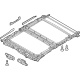 Mazda VA45-69-830-75 Sunroof Frame Mazda VA45-69-830-75 Sunroof Frame