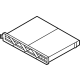 Mazda KR9P-61-J6X Filter, Cooling Unit
