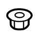 Mazda 9YB1-60-616 Muffler Shield Nut