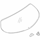 Mazda KB7W-63-930A Lift Gate Glass